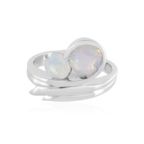Anillo en plata con Ópalo de Welo (de Melo Essence)