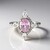Anello in argento con Kunzite