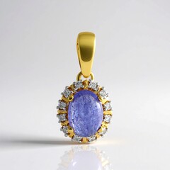Ciondolo in argento con Tanzanite