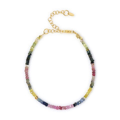 Zilveren armband met saffieren