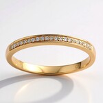 Anello in oro con Diamante SI1 (H) (CIRARI)