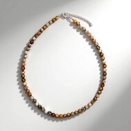 Collier en argent et Corail fossilisé