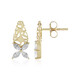 Boucles d'oreilles en or et Zircon (Ornaments by de Melo)