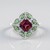 Anello in argento con Tormalina Rosa Nigeriana