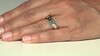 Anillo en plata con Grandidierita
