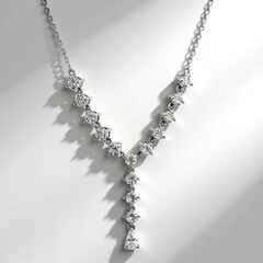 Collana in argento con Topazio Bianco