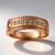 Anello in oro con Diamante Rose de France SI1 di Argyle (Annette)
