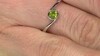 Bague en argent et Vésuvianite