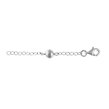 Chiusura magnetica in argento - 6 cm - 1,6 g