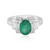 Gouden ring met een Zambia-smaragd