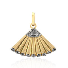 I2 (I) Diamond Silver Pendant