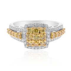 Gouden ring met Oranje SI Diamanten (CIRARI)