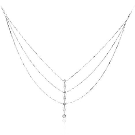 Gouden halsketting met een SI2 (H) Diamant (CIRARI)