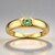 Anello in oro con Demantoide del Madagascar (John Ferry)