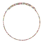 Turmalin-Stahlhalsreif (Riya)