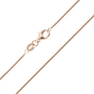 Silber-Schlangenkette - 4,2 g - 50 cm - rosévergoldet
