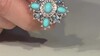 Anillo en plata con Turquesa bella durmiente (Dallas Prince Designs)