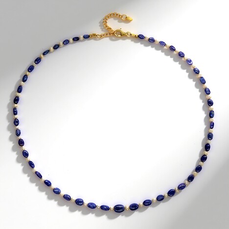 Collana in argento con Tanzanite