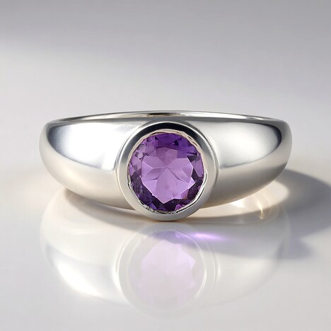 Anello in argento con Quarzo Azur
