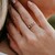 Anello in argento con Cianite Arancione