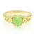 Bague en argent et Chrysoprase impériale
