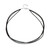 Collar en plata con Espinela negra