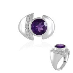Amethyst Silver Ring (de Melo)
