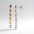Boucles d'oreilles en argent et Saphir