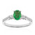 Gouden ring met een AAA Zambia smaragd (CIRARI)