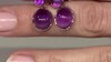 Pendientes en plata con Amatista de Marruecos