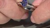 Bague en argent et Tanzanite