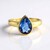 Anello in argento con Fluorite Cangiante