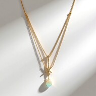 Collar en oro con Ópalo Welo AAA (CIRARI)