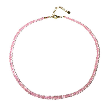 Collana in argento con Morganite del Madagascar