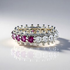 Anello in argento con Rodolite (Dallas Prince Designs)
