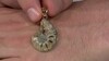 Colgante en plata con Amonita