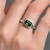 Russian Diopside Silver Ring