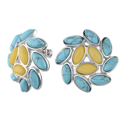 Edelstein-Silberohrringe (dagen)