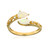 Anillo en oro con Ópalo de Australia (CIRARI)