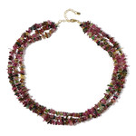 Turmalin-Silberhalskette