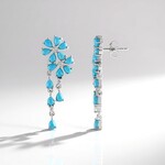 Orecchini in argento con Turchese Sleeping Beauty (Faszination Türkis)