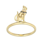 Edelstein-Silberring