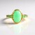Anello in argento con Crisoprasio (KM by Juwelo)