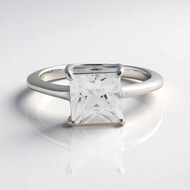 Anello in argento con Zircone