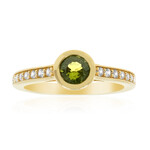 Anello in argento con Idocrasio