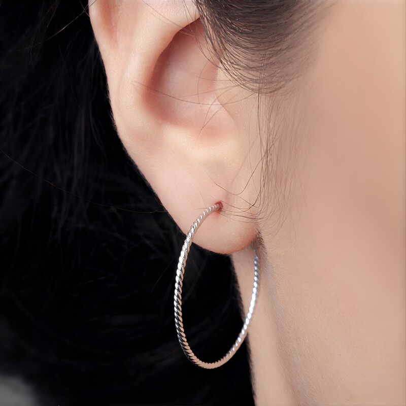 Boucles d'oreilles en argent