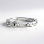 Bague en argent et Zircon