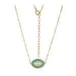 Collar en plata con Ópalo de Welo (M de Luca)