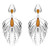 Boucles d'oreilles en argent et Ambre baltique (dagen)