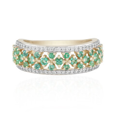 Sambia-Smaragd-Goldring